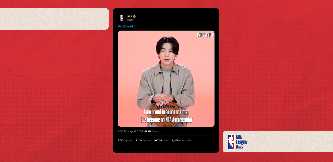 AB_Number One Fan_ Suga_s Best Moments as an NBA Ambassador