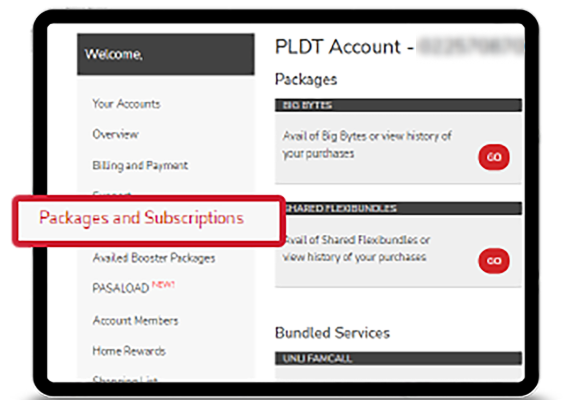 PLDT Home - Unli Fam Call