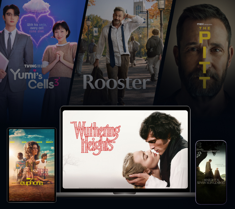 HBO Max main page