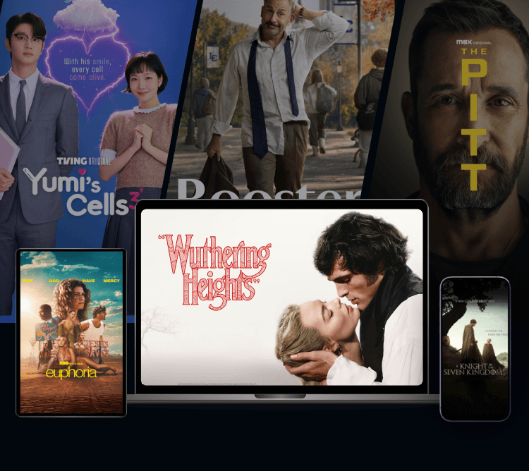 HBO Max main page