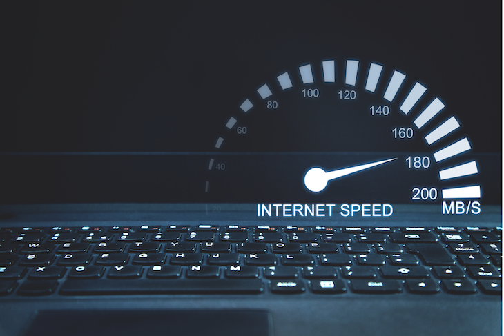 Mbps on laptop