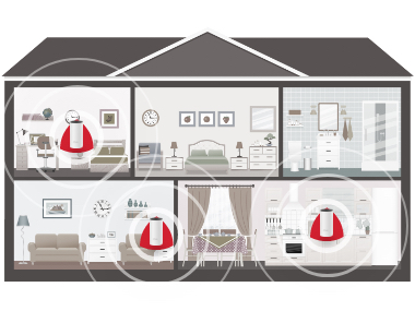 PLDT Home Mesh WiFi Three-Storey