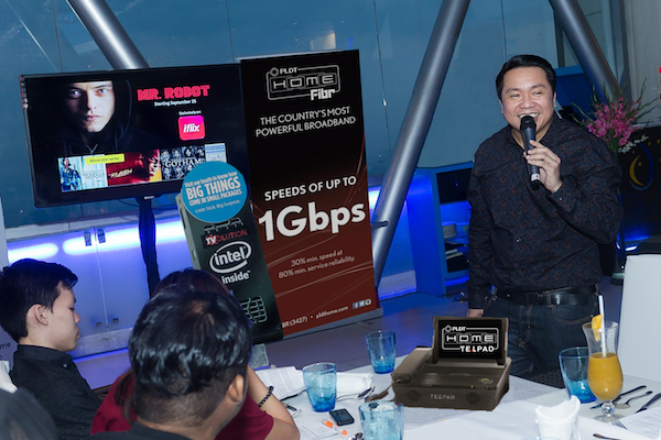 PLDT VP and HOME Marketing Head Gary Dujali